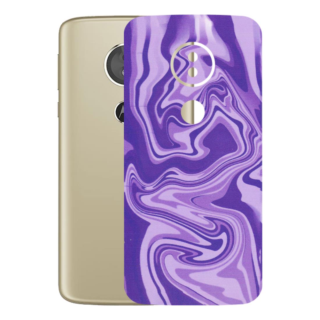 Motorola Phone Skins (All Models) - Hazy Purple Nights - Matte Finish (M-14) Motorola Moto E5