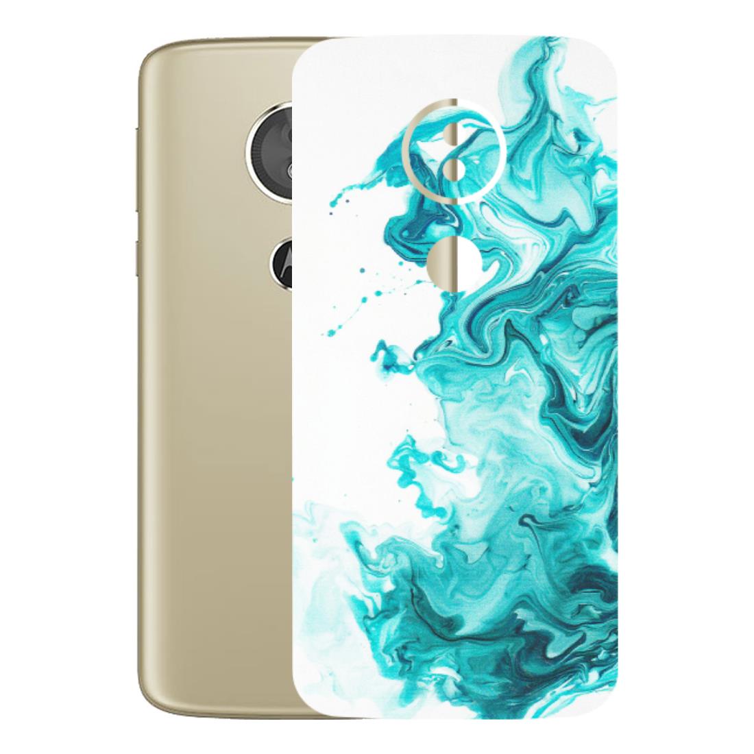 Motorola Phone Skins (All Models) - Sky Blue Abstract Colour - Matte Finish (M-146) Motorola Moto E5