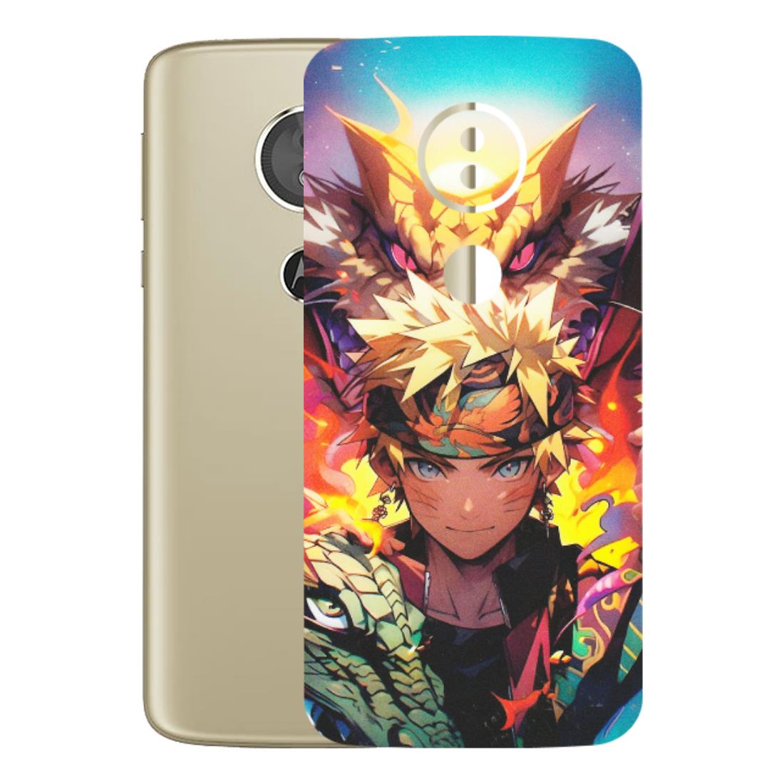 Motorola Phone Skins (All Models) - Angry Naruto Anime - Matte Finish (M-148) Motorola Moto E5