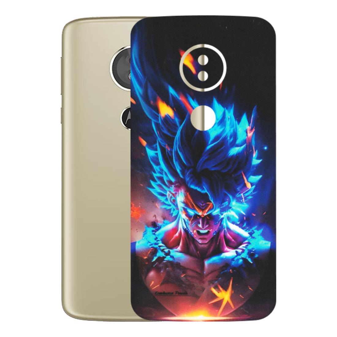 Motorola Phone Skins (All Models) - Angry Goku Dragon Ball Anime - Matte Finish (M-150) Motorola Moto E5