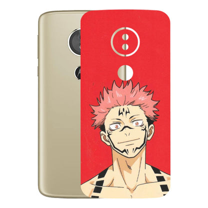 Motorola Phone Skins (All Models) - Ryomen Sukuna Fun Anime - Matte Finish (M-153) Motorola Moto E5