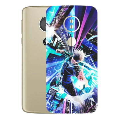 Motorola Phone Skins (All Models) - Manga Action Jujustu Kaisen Anime - Matte Finish (M-155) Motorola Moto E5