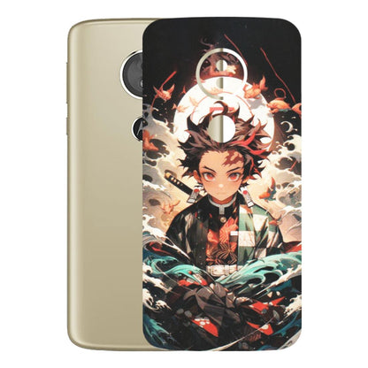 Motorola Phone Skins (All Models) - Tanjiro Demon Slayer Anime - Matte Finish (M-158) Motorola Moto E5