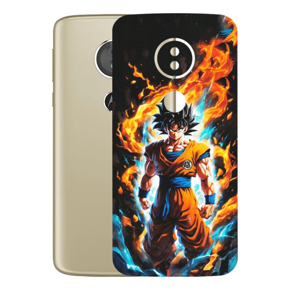 Motorola Phone Skins (All Models) - Goku Transformation Anime - Matte Finish (M-159) Motorola Moto E5