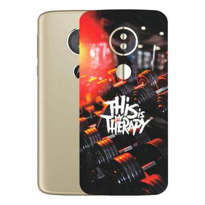 Motorola Phone Skins (All Models) - GYM Lover Therapy - Matte Finish (M-160) Motorola Moto E5