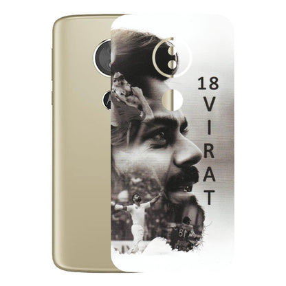 Motorola Phone Skins (All Models) - Virat Kohli Cricketer - Matte Finish (M-163) Motorola Moto E5