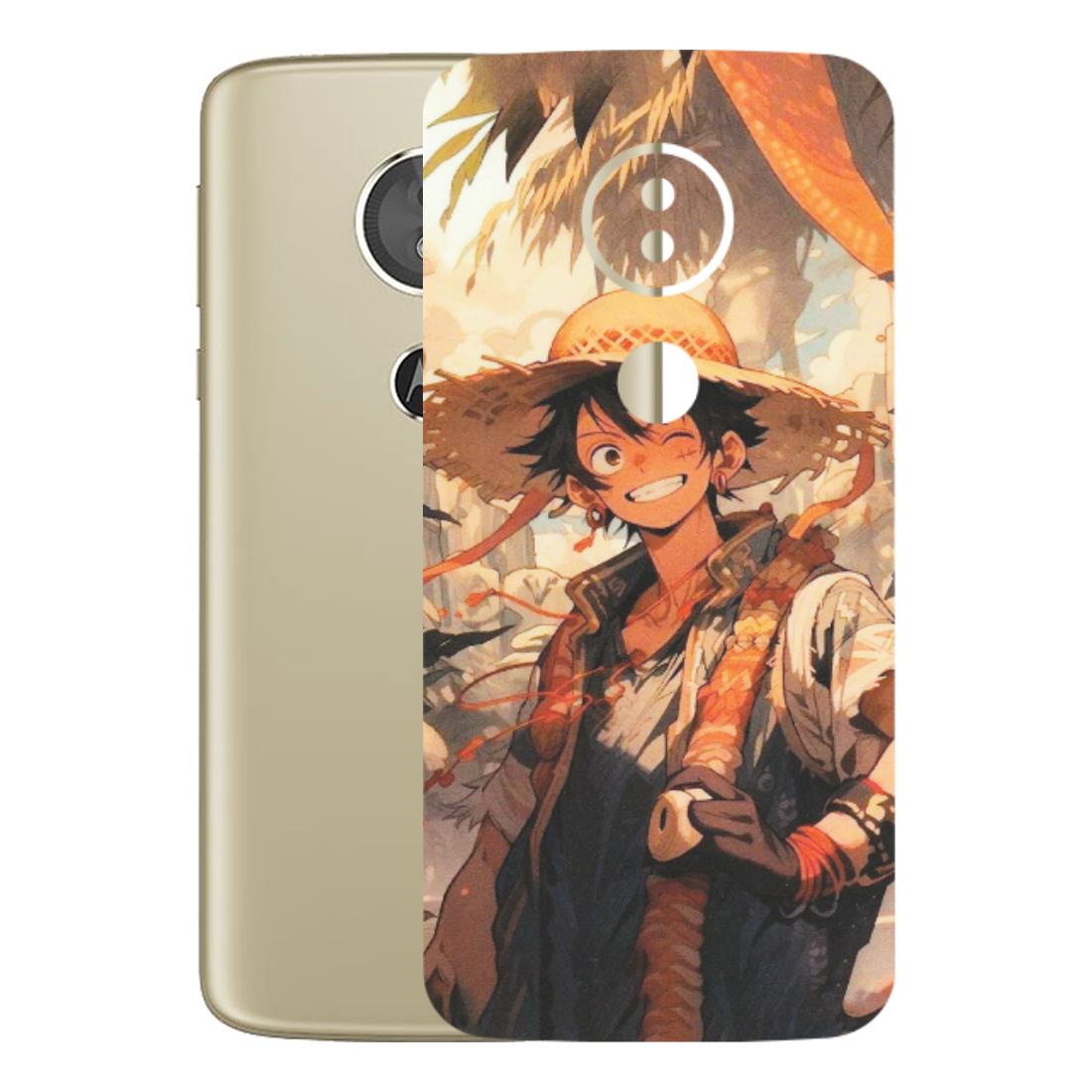 Motorola Phone Skins (All Models) - Anime Character Smile - Matte Finish (M-33) Motorola Moto E5