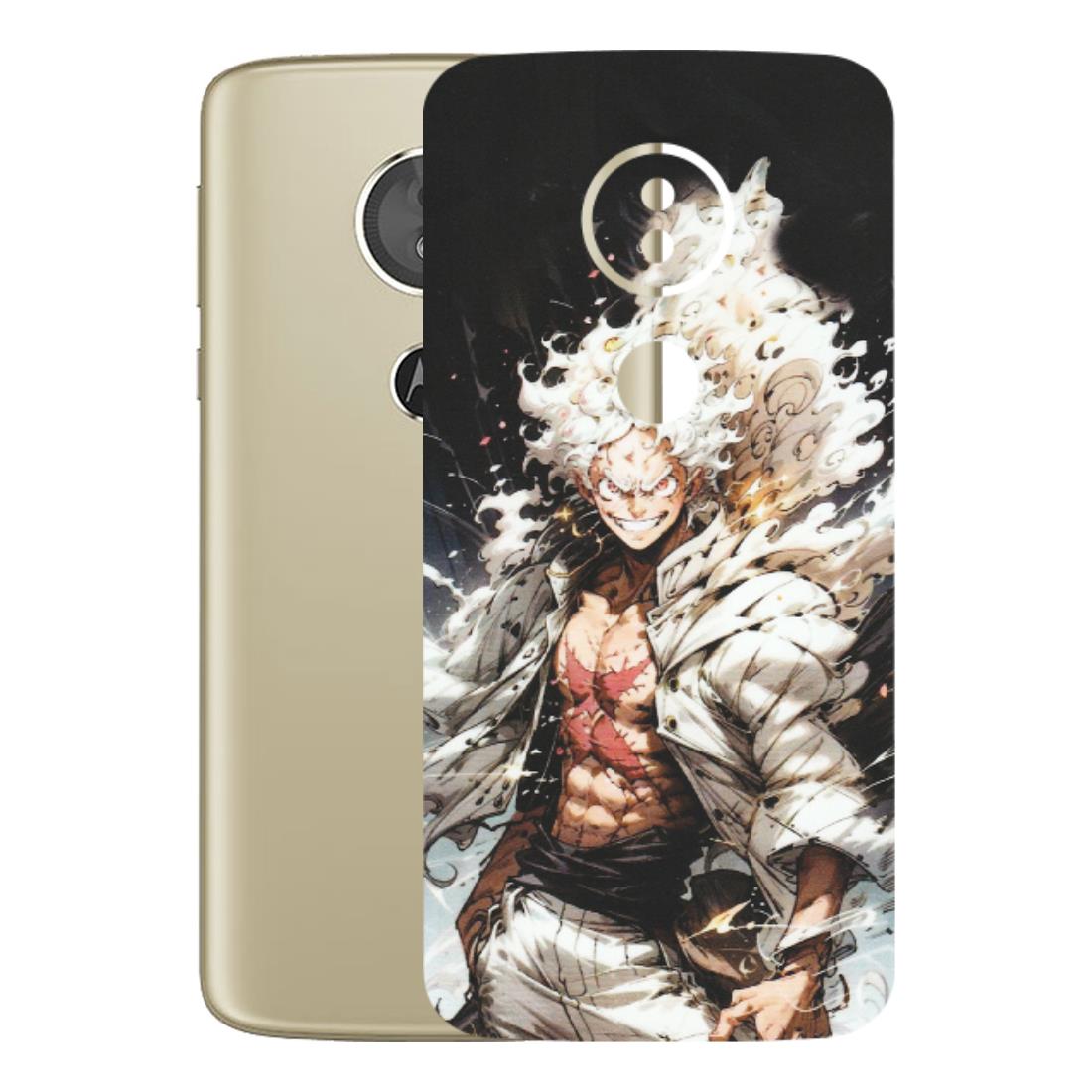 Motorola Phone Skins (All Models) - Anime Angry Classy Character - Matte Finish (M-34) Motorola Moto E5