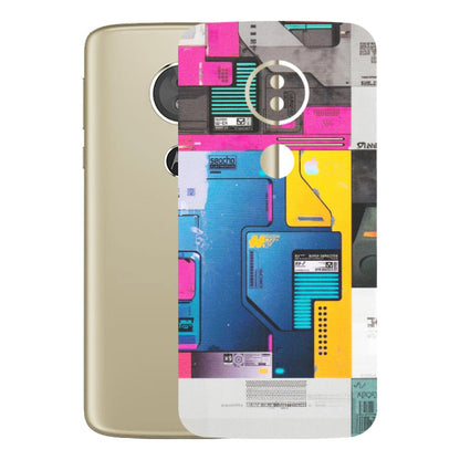 Motorola Phone Skins (All Models) - Colourfull Motherboard Internals - Matte Finish (M-55) Motorola Moto E5