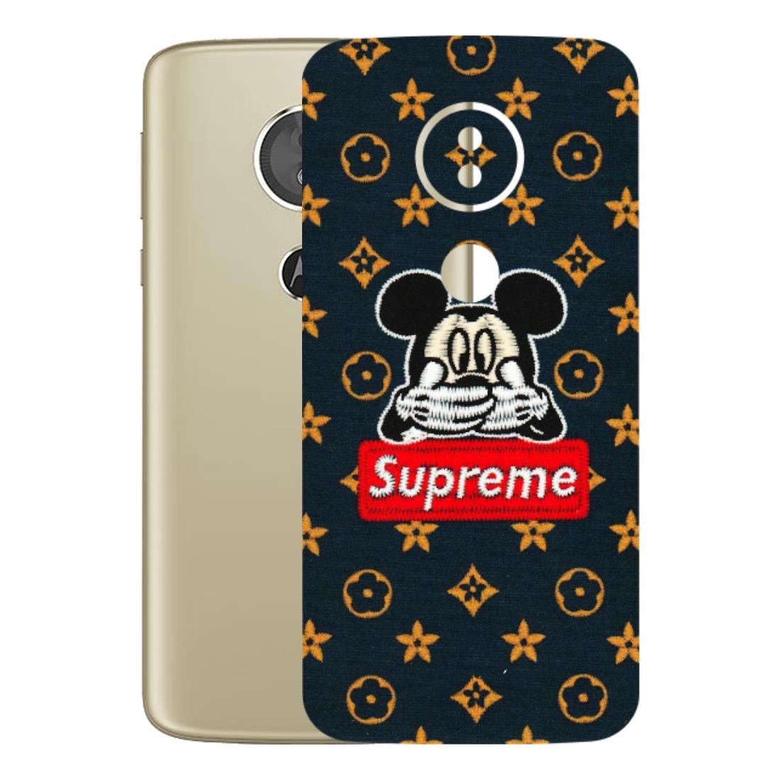Motorola Phone Skins (All Models) - Mickey Supreme - Matte Finish (M-83) Motorola Moto E5