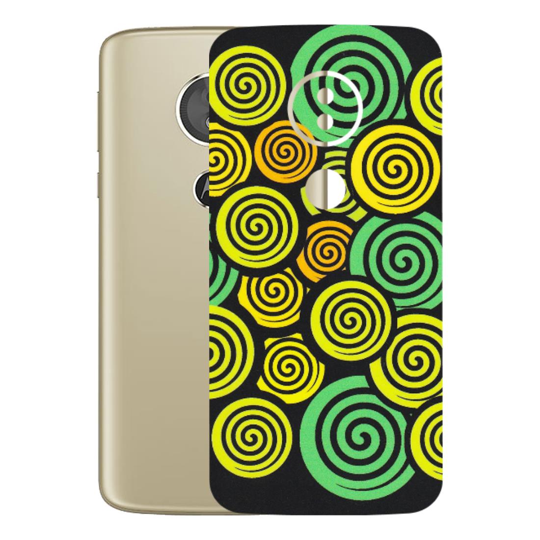 Motorola Phone Skins (All Models) - Crazy Spiral - Matte Finish (M-91) Motorola Moto E5