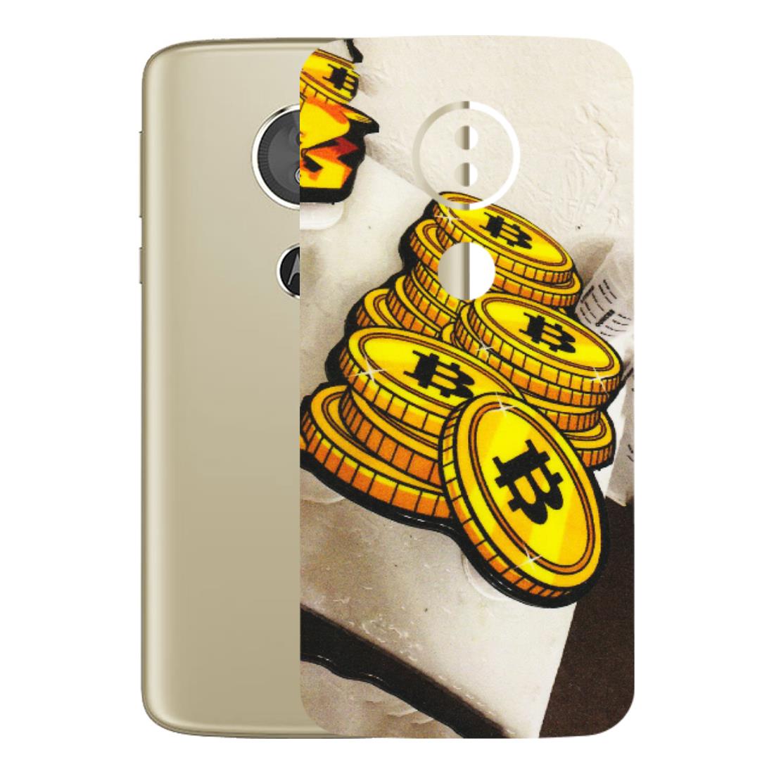 Motorola Phone Skins (All Models) - Billionaire Bitcoin Collection - Matte Finish (M-92) Motorola Moto E5