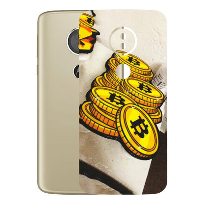 Motorola Phone Skins (All Models) - Billionaire Bitcoin Collection - Matte Finish (M-92) Motorola Moto E5