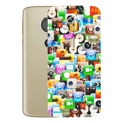 Motorola Phone Skins (All Models) - All Apple Icons - Matte Finish (M-93) Motorola Moto E5