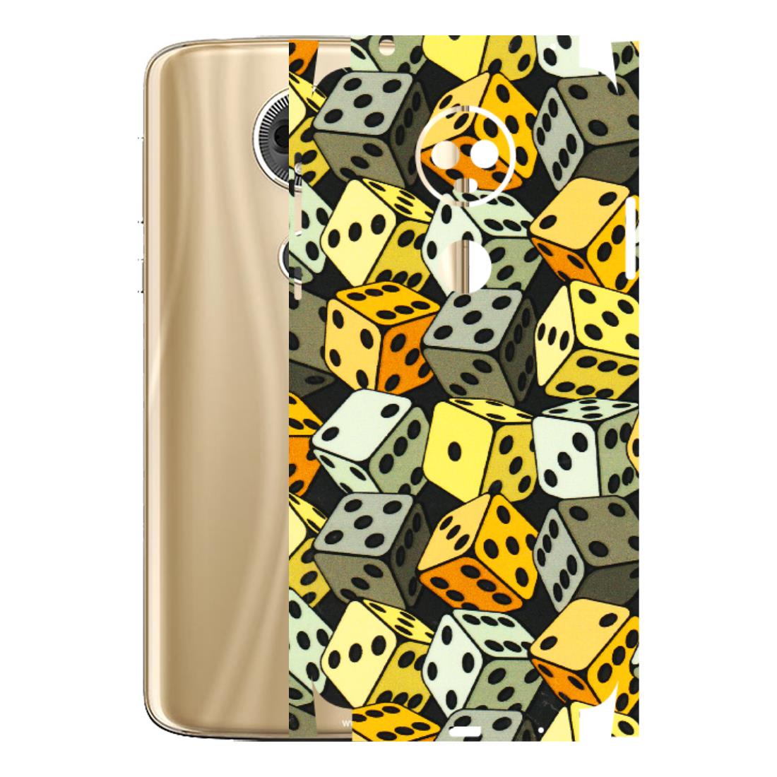 Motorola Phone Skins (All Models) - Dices Of Life - 3D Embossed Finish (L-04) Motorola Moto E5 Plus