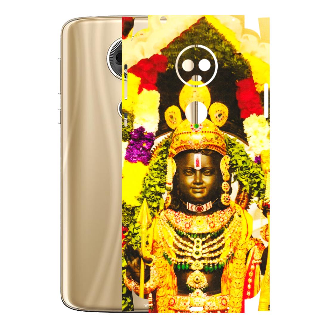Motorola Phone Skins (All Models) - Ram Lalla Ayodhya - 3D Embossed Finish (L-103) Motorola Moto E5 Plus