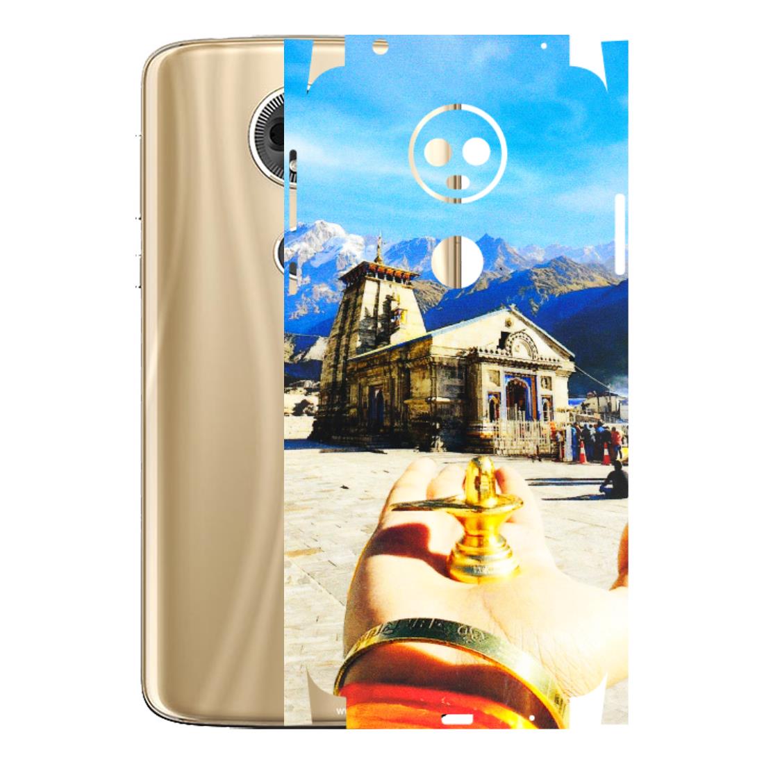 Motorola Phone Skins (All Models) - Beauty of Kedarnath - 3D Embossed Finish (L-108) Motorola Moto E5 Plus