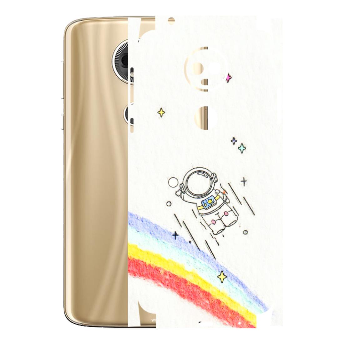 Motorola Phone Skins (All Models) - Milkyway Astronaut - 3D Embossed Finish (L-110) Motorola Moto E5 Plus