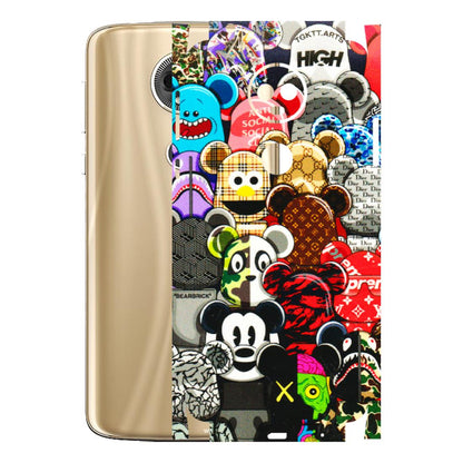 Motorola Phone Skins (All Models) - More Mickey Mouses - 3D Embossed Finish (L-118) Motorola Moto E5 Plus