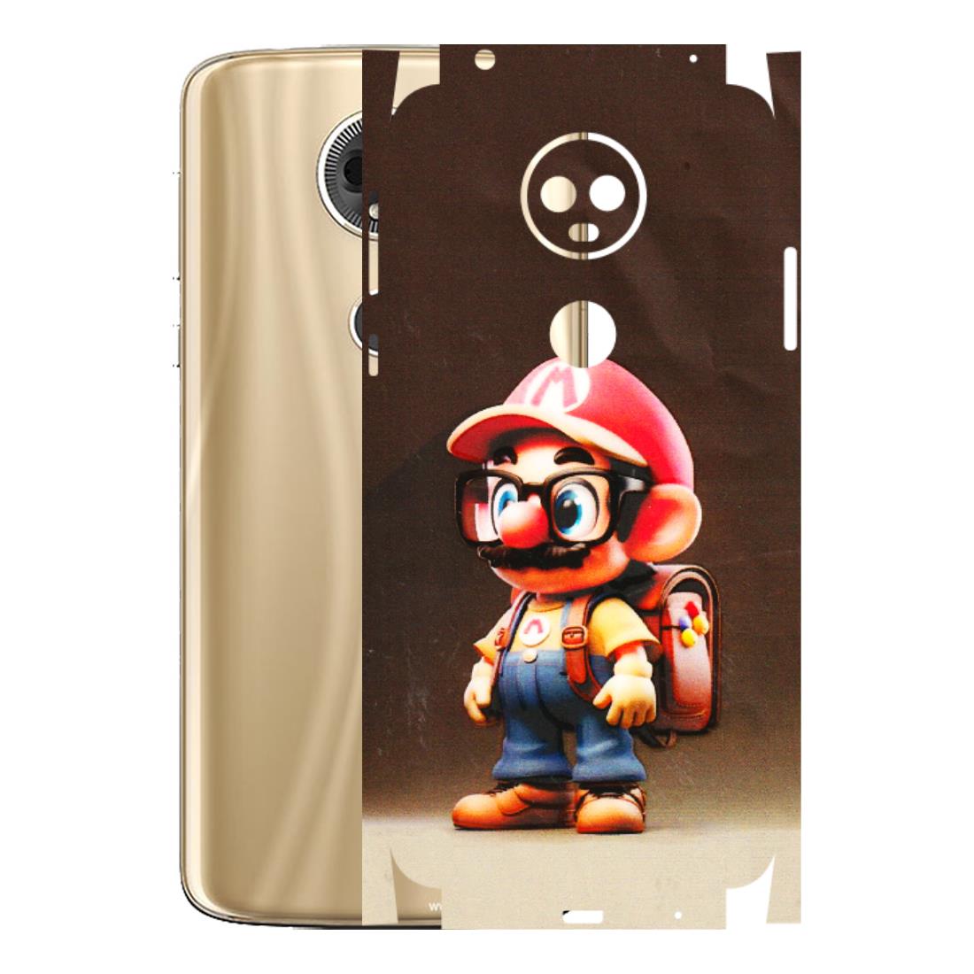 Motorola Phone Skins (All Models) - Little Mario - 3D Embossed Finish (L-119) Motorola Moto E5 Plus
