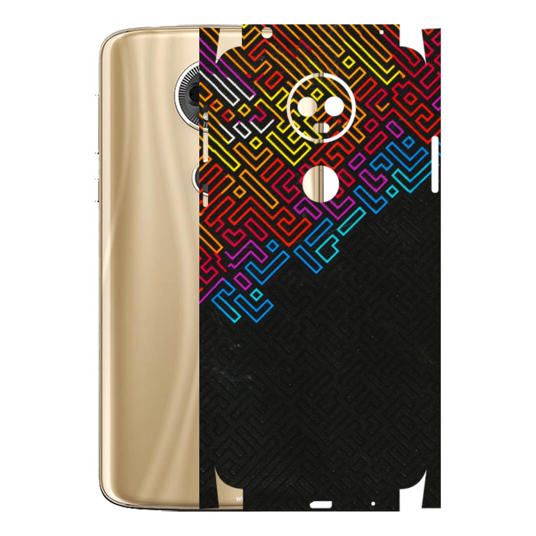 Motorola Phone Skins (All Models) - Dotme Pattern Art - 3D Embossed Finish (L-121) Motorola Moto E5 Plus