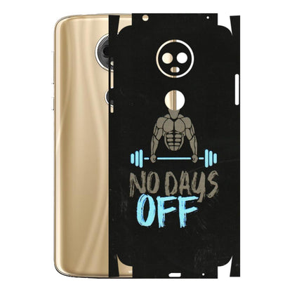 Motorola Phone Skins (All Models) - Gym Lover - 3D Embossed Finish (L-127) Motorola Moto E5 Plus