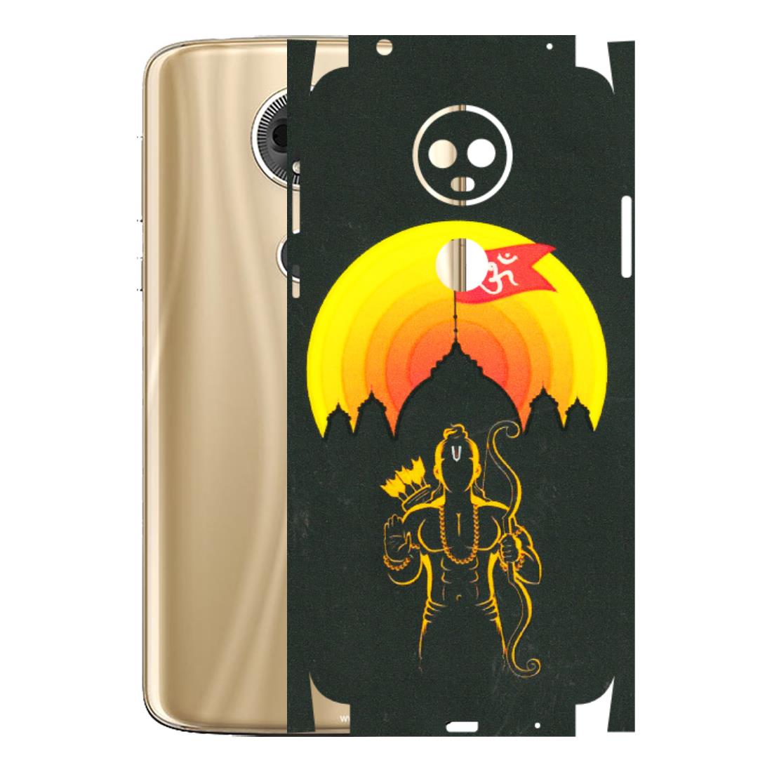 Motorola Phone Skins (All Models) - Lord Ram - 3D Embossed Finish (L-132) Motorola Moto E5 Plus