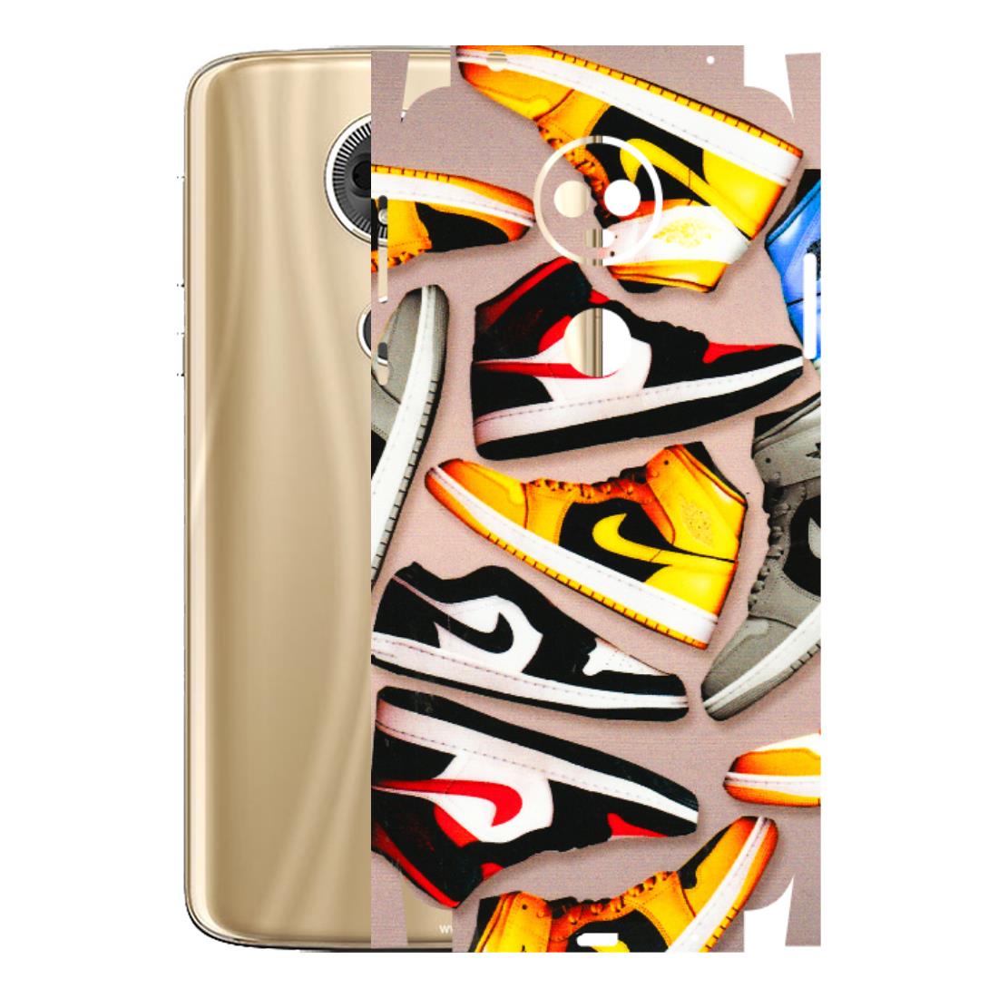 Motorola Phone Skins (All Models) - Sneaker Lover - 3D Embossed Finish (L-135) Motorola Moto E5 Plus