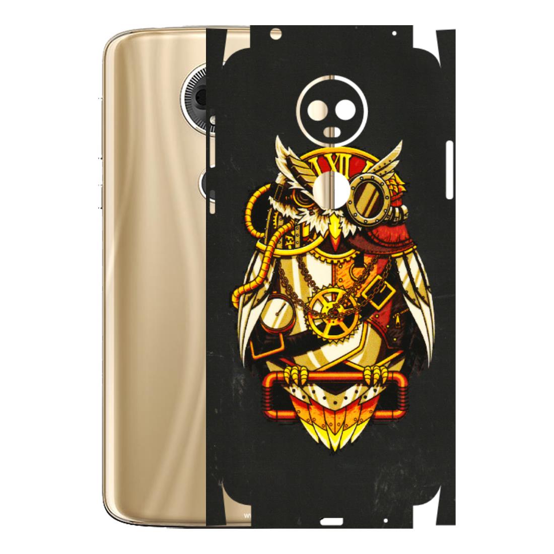 Motorola Phone Skins (All Models) - Classy Smart Owl - 3D Embossed Finish (L-144) Motorola Moto E5 Plus