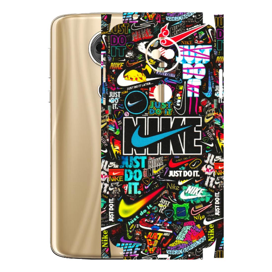 Motorola Phone Skins (All Models) - Just Do It Doodles - 3D Embossed Finish (L-166) Motorola Moto E5 Plus