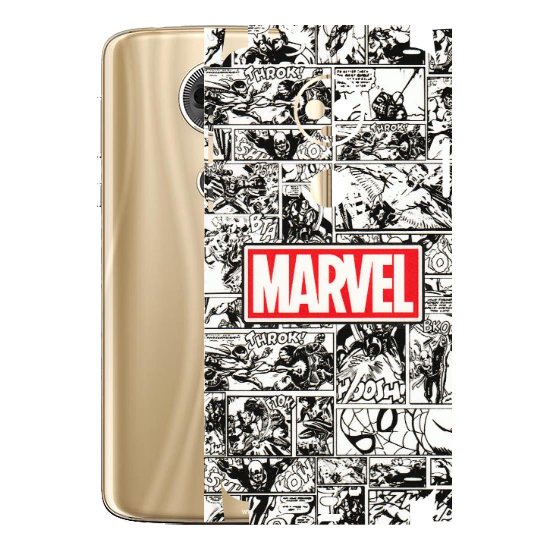 Motorola Phone Skins (All Models) - Marvel Comic - 3D Embossed Finish (L-171) Motorola Moto E5 Plus