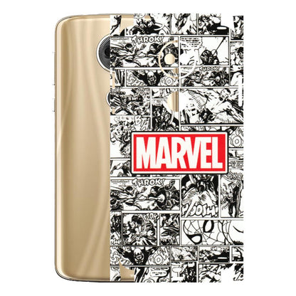 Motorola Phone Skins (All Models) - Marvel Comic - 3D Embossed Finish (L-171) Motorola Moto E5 Plus