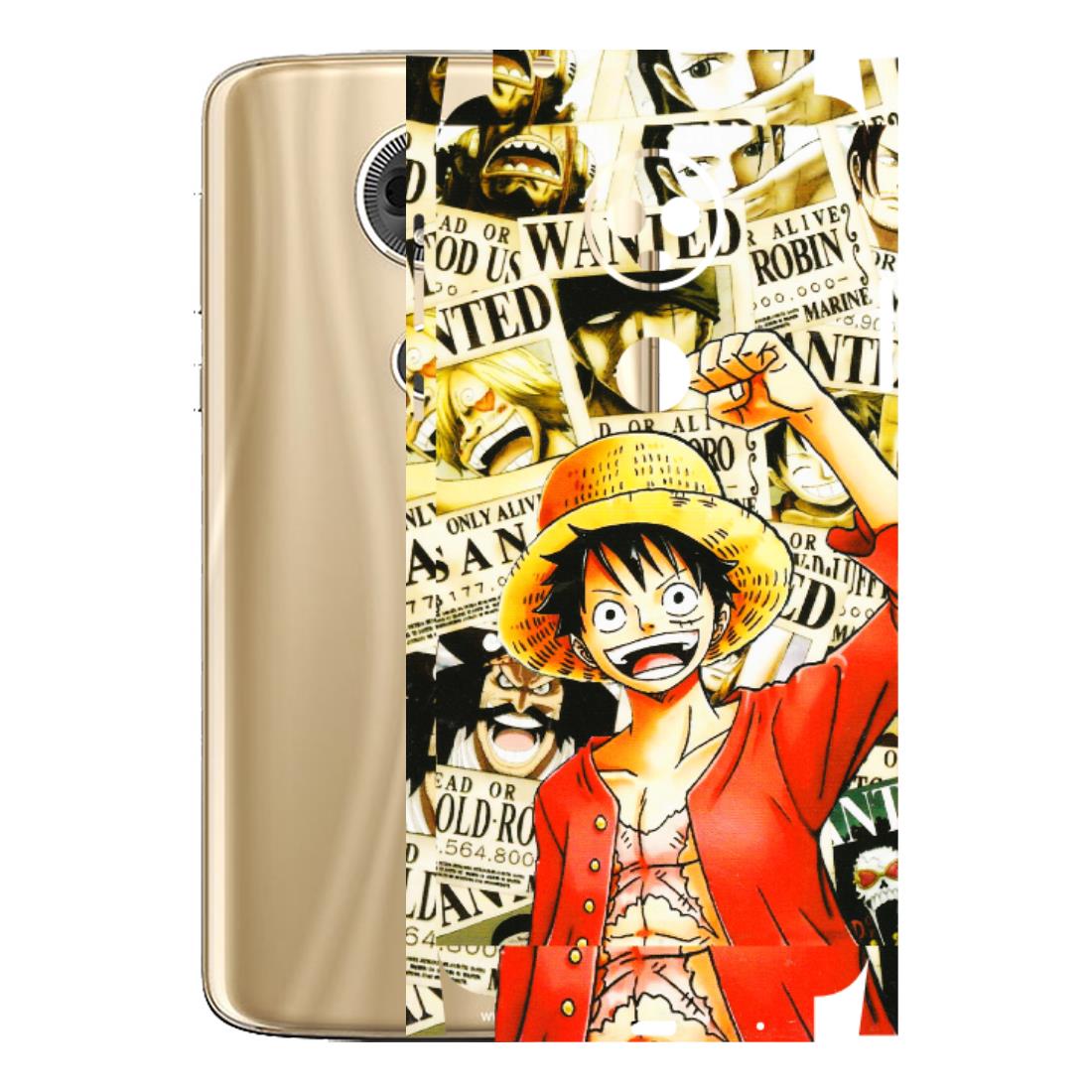 Motorola Phone Skins (All Models) - Luffy Anime - 3D Embossed Finish (L-177) Motorola Moto E5 Plus