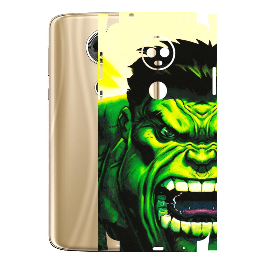 Motorola Phone Skins (All Models) - Hulk - 3D Embossed Finish (L-180) Motorola Moto E5 Plus