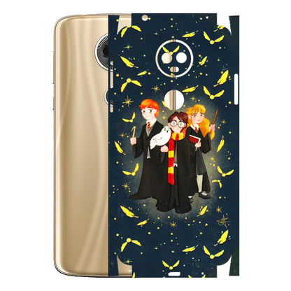 Motorola Phone Skins (All Models) - Harry Potter - 3D Embossed Finish (L-183) Motorola Moto E5 Plus