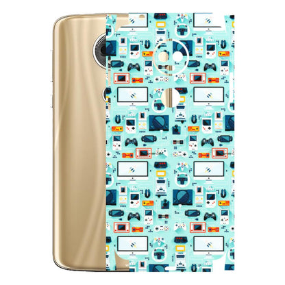 Motorola Phone Skins (All Models) - Gadgets Doodle - 3D Embossed Finish (L-184) Motorola Moto E5 Plus