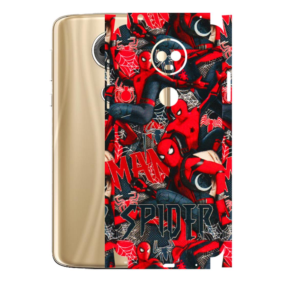 Motorola Phone Skins (All Models) - SpiderMan Cool - 3D Embossed Finish (L-188) Motorola Moto E5 Plus