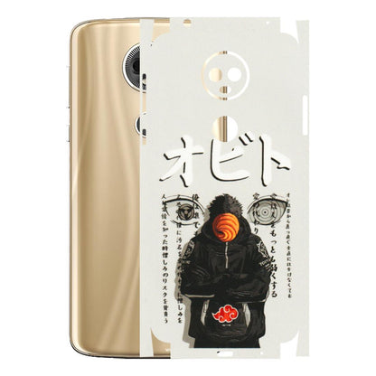 Motorola Phone Skins (All Models) - Obito Anime Eye - 3D Embossed Finish (L-19) Motorola Moto E5 Plus