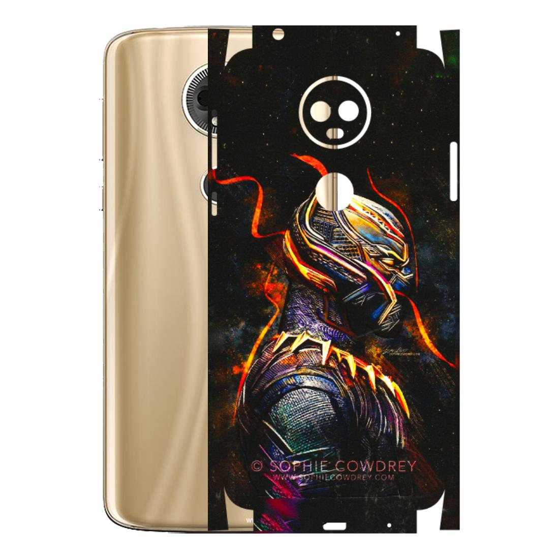 Motorola Phone Skins (All Models) - Black Panther - 3D Embossed Finish (L-190) Motorola Moto E5 Plus