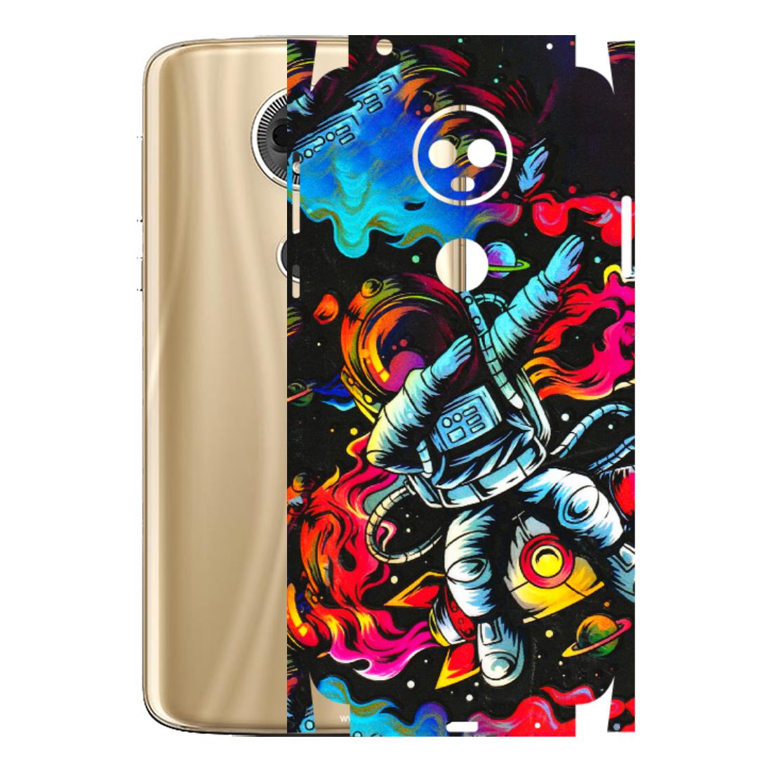 Motorola Phone Skins (All Models) - Astronaut Dope - 3D Embossed Finish (L-191) Motorola Moto E5 Plus