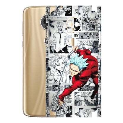Motorola Phone Skins (All Models) - Anime Comic - 3D Embossed Finish (L-192) Motorola Moto E5 Plus