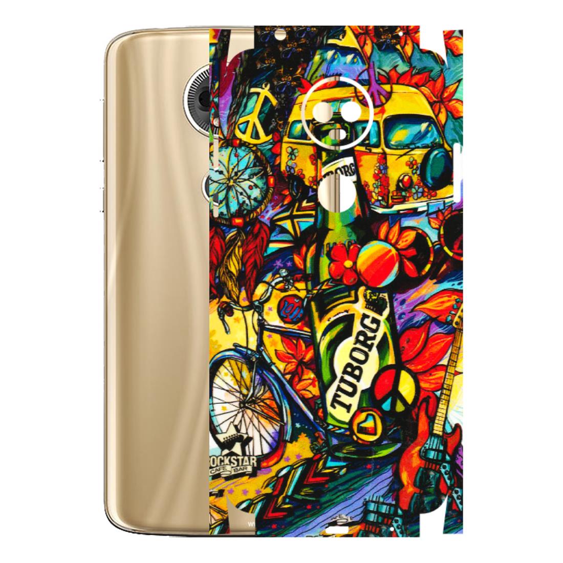 Motorola Phone Skins (All Models) - Cool Beer Bottle - 3D Embossed Finish (L-193) Motorola Moto E5 Plus