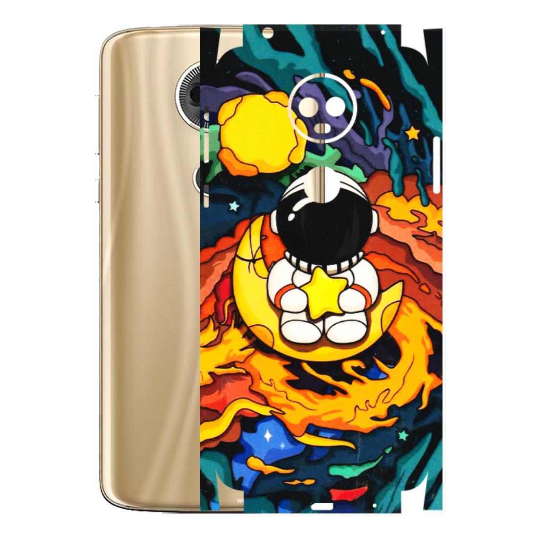 Motorola Phone Skins (All Models) - Baby Astronaut - 3D Embossed Finish (L-197) Motorola Moto E5 Plus