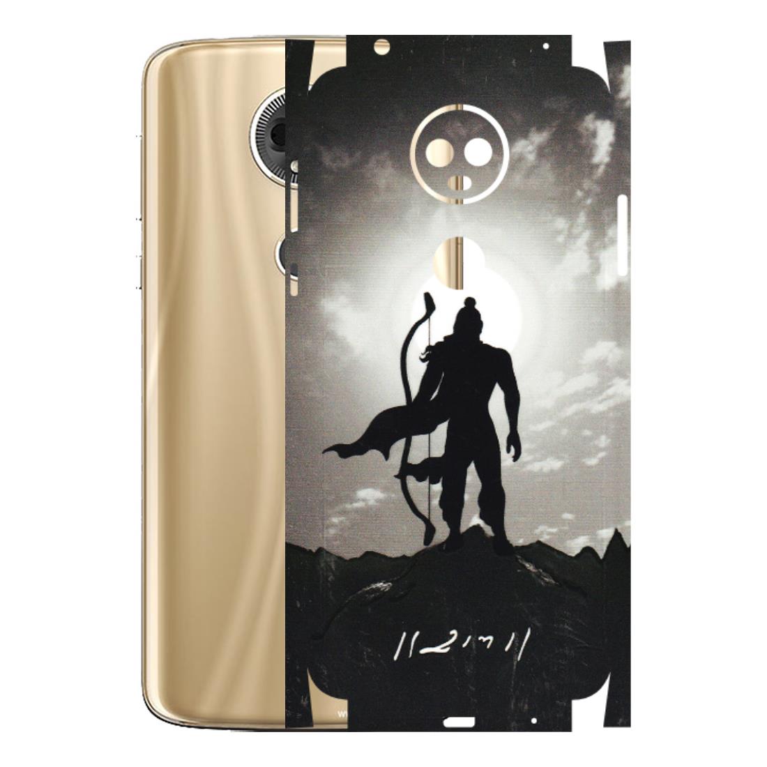 Motorola Phone Skins (All Models) - Jai Siya Ram - 3D Embossed Finish (L-200) Motorola Moto E5 Plus