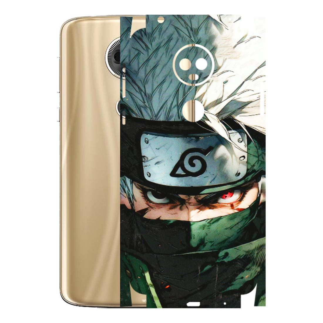 Motorola Phone Skins (All Models) - Kakashi Red Eye Focus - 3D Embossed Finish (L-227) Motorola Moto E5 Plus