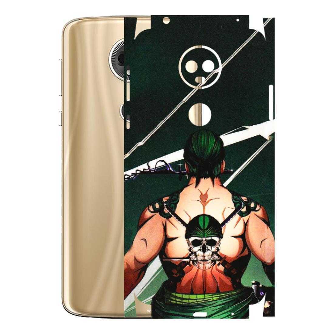 Motorola Phone Skins (All Models) - Zoro Anime - 3D Embossed Finish (L-23) Motorola Moto E5 Plus