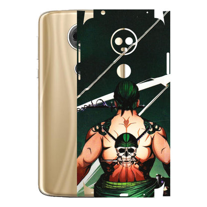 Motorola Phone Skins (All Models) - Zoro Anime - 3D Embossed Finish (L-23) Motorola Moto E5 Plus