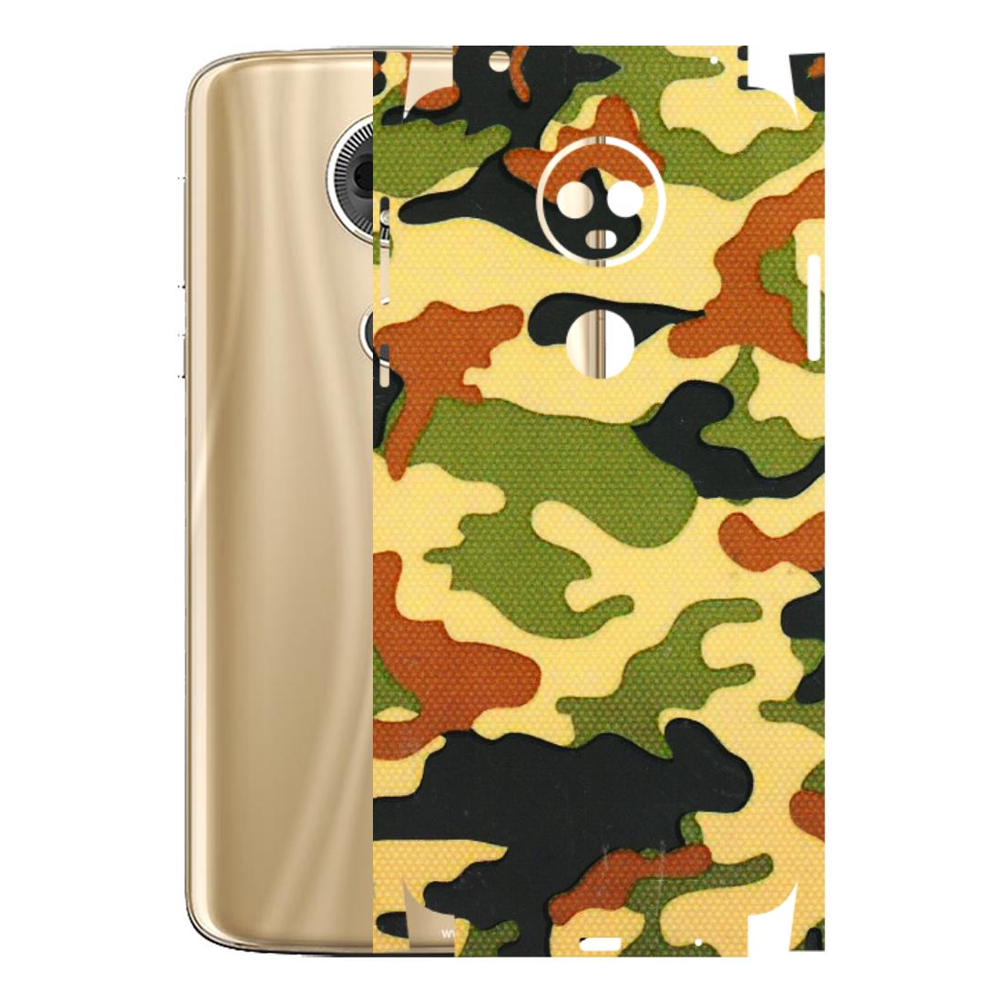 Motorola Phone Skins (All Models) - Indian Military - 3D Embossed Finish (L-234) Motorola Moto E5 Plus