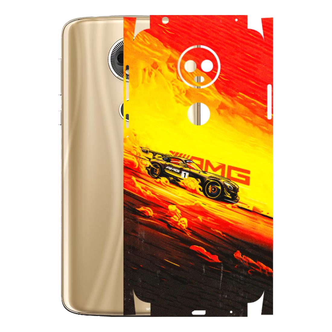Motorola Phone Skins (All Models) - AMG Car Speed Cover - 3D Embossed Finish (L-256) Motorola Moto E5 Plus