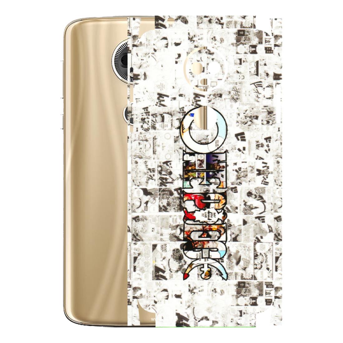 Motorola Phone Skins (All Models) - One Piece Manga - 3D Embossed Finish (L-26) Motorola Moto E5 Plus
